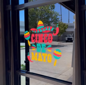 Cinco De Mayo scene with Holiday Spray.