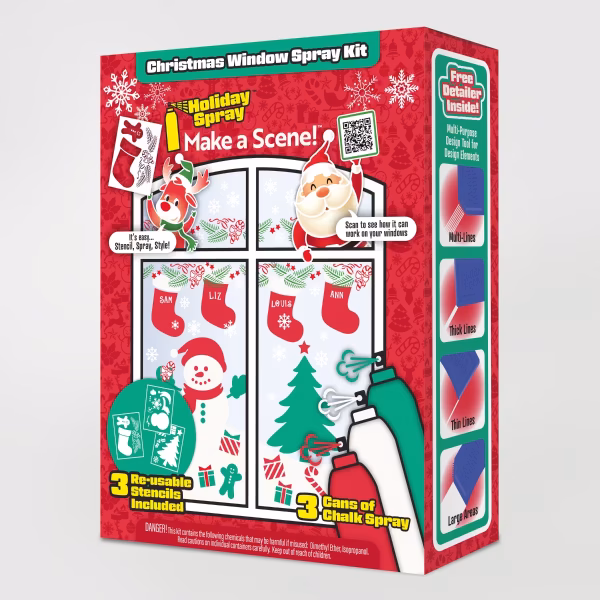Chalk Spray Christmas Kit by HolidaySpray