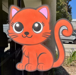 National Kitten Day chalk spray design with HolidaySpray