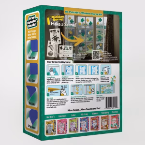 Back of HolidaySpray St. Patrick's chalk spray kit