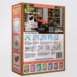 Back of HolidaySpray Thanksgiving chalk spray kit