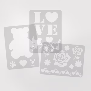 3 HolidaySpray Valentine's Stencils